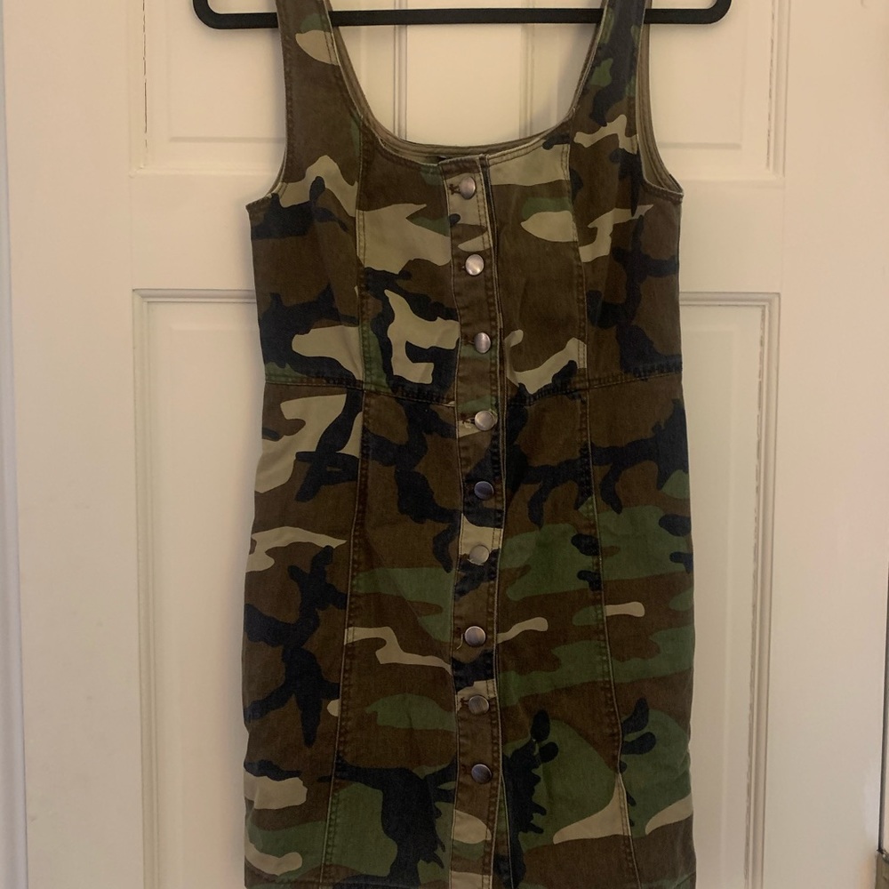 camo dress